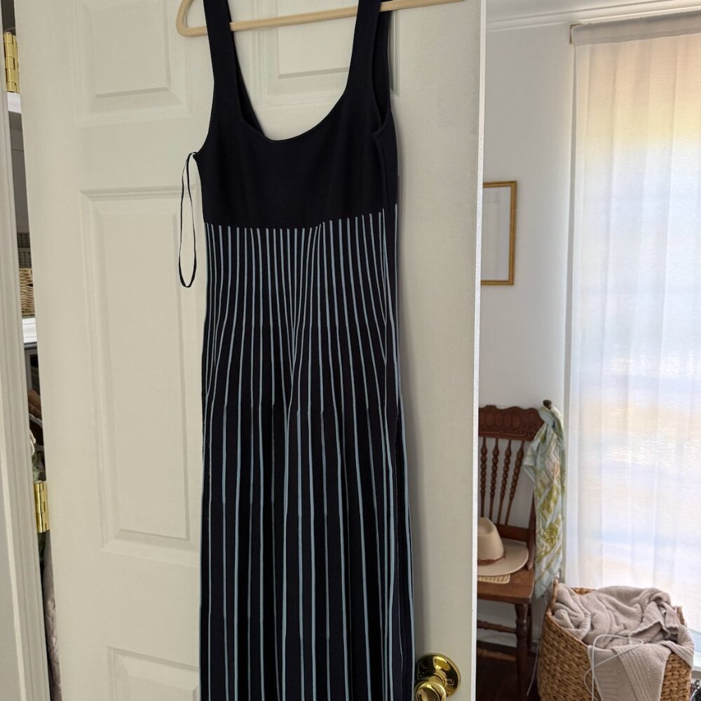 Staud Navy Dress